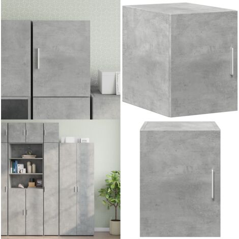 Wandschrank Betongrau 30x42,5x40 cm Holzwerkstoff - Wandregal - Hängeschrank - Regal - Stauraum - Dekoration - Home & Living (1/5)