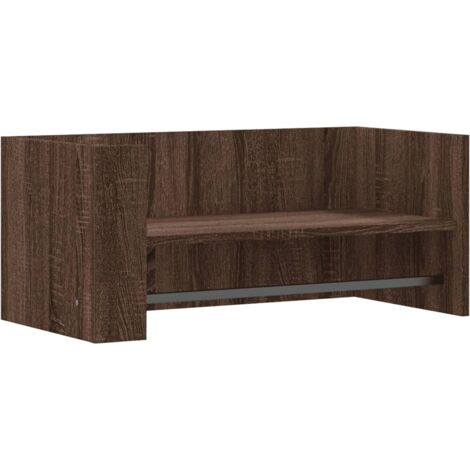 Wandregal Braun Eichen-Optik 70,5x35x30,5 cm Holzwerkstoff - Wandregal - Holzregal - Wohnraum Dekoration - Regal Braun - Eiche Optik - Home & Living