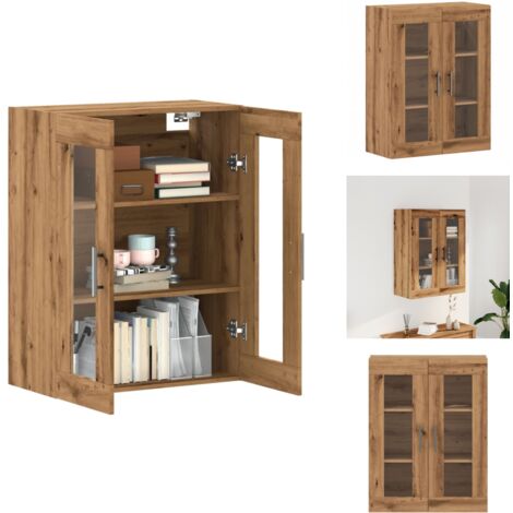 Myheimly Sideboard Artisan-Eiche 60x30x75 Cm - Hochboard Mit 2 Türen & Schublade