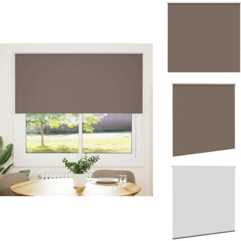 Verdunkelungsrollo Kaffeebraun 165x130cm Stoffbreite 161,6cm - Verdunkelungsrollo - Verdunkelungsrollos - Rollo - Verdunklungsrollo