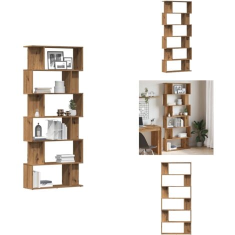 VidaXL Bücherregal Artisan-Eiche 31x24x102cm - Stilschoner Bücherschrank Mit Tür