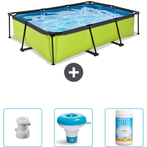Exit Pool Rechteckig - 300x200x65 cm - 4-teilig  SCB77 (1/3)