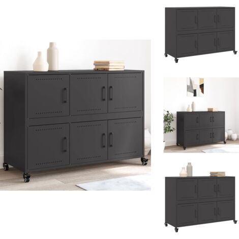 Verwunderlich Sideboard Metall Schwarz Bilder