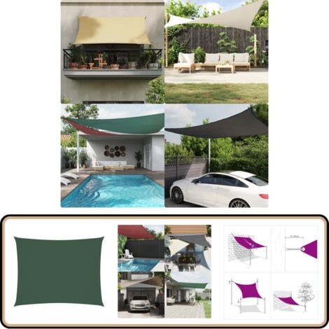 Sonnensegel Rechteckig – UV-Schutz 90%, Atmungsaktiv, Mit Ösen & Seilen, Für Terrasse, Garten & Camping (0,5x1m) Sonnensegel Rechteckig – UV-Schutz 90%, Atmungsaktiv, Mit Ösen & Seilen, Für Terrasse, Garten & Camping (0,5x1m)