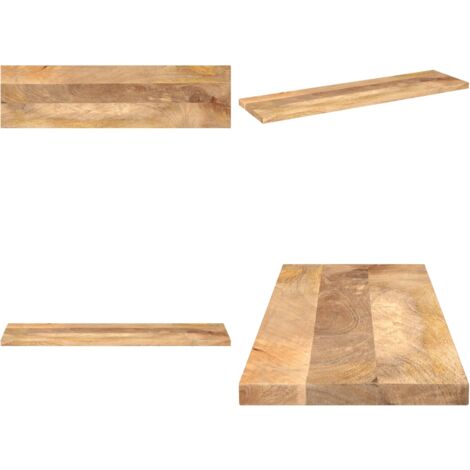 VidaXL Tischplatte 100x70x3,8 Cm Rechteckig – Massivholz Akazie, Rustikaler Ersatz Für Esstisch & Beistelltisch