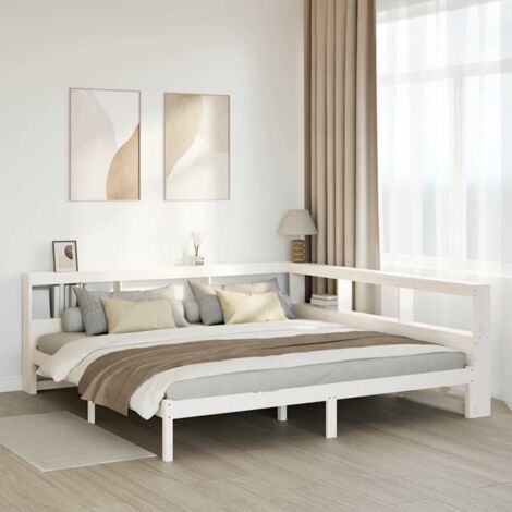 Luxus Holzbett 180x200 Weiss Bilder