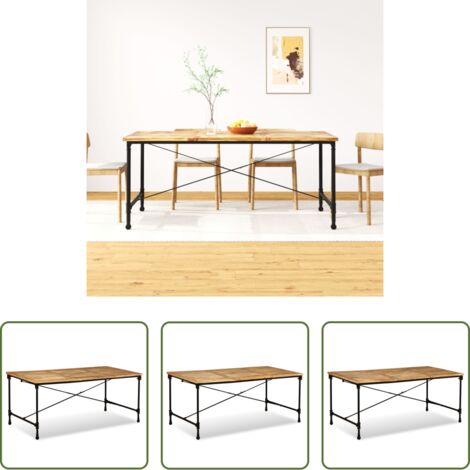 Massivholz Esstisch - Esstisch Massivholz Mango 180 cm (1/5)