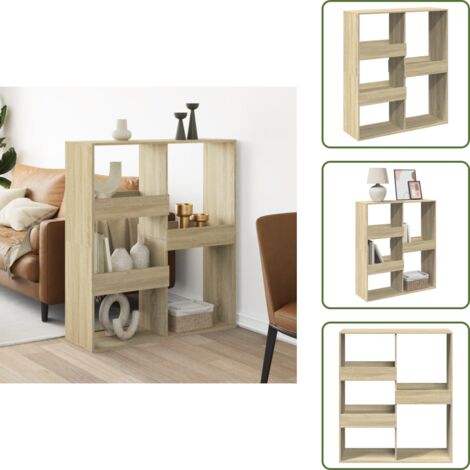 The Living Store Raumteiler Sonoma-Eiche 100x33x115 cm Holzwerkstoff - Raumteiler