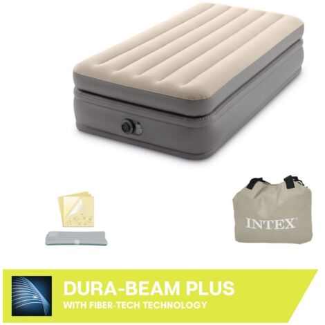 Intex Prime Comfort Fiber Tech Luftmatratze Beige