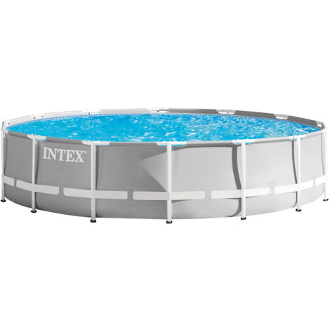 Intex Frame Pool Set Prism Rondo Ø 427 x 107 cm  Rundpool Komplettset (1/5)