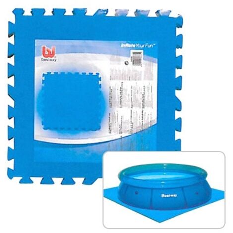 Bestway Bodenschutzplatten für Fast-Set-Pools Schwimmbecken Poolunterlage 2 m² (1/10)