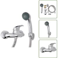 Bad Dusche - vidaXL Bad Dusche Mischbatterie Set Chrom - Chrom