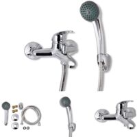The Living Store Bad Dusche Mischbatterie Set Chrom - Armaturen