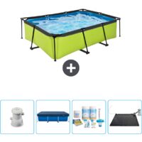 Exit Pool Rechteckig - 220x150x65 cm - 5-teilig SCB4