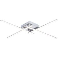 Moderne LED Deckenleuchte Nickel - YUNA