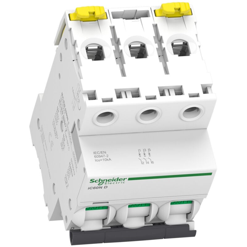 A9f75316 - Disjoncteur Courbe D Triphasé 16a - 3p - 10ka - à Vis - Schneider Electric Acti9 Ic60n