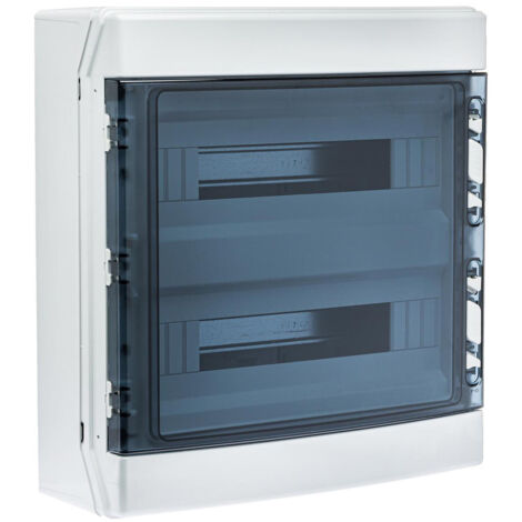 Coffret électrique étanche Pour L'extérieur Ip65 - 2 Rangées De 18 Modules - Hxlxp 436x418x148mm Ide Ecology (1/5)