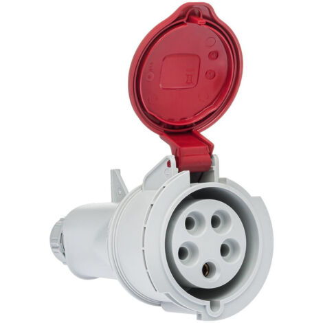Prise femelle 3P+N+T 32A étanche IP44 ou IP67 - Étanche IP67 ou IP44 - IP44 - Fiche femelle 3P+T+N - 32A - 380V