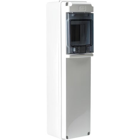 CSN4PT – Coffret électrique étanche IP65 – 1 rangée de 4 modules – Résistance IK08 pour environnements humides