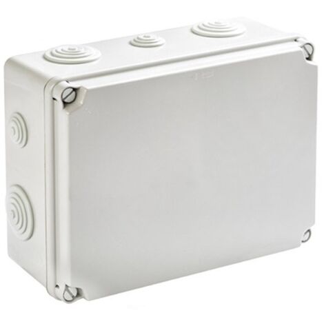 IDE – Boîte de dérivation étanche 100x100mm – 7 entrées M25 – IP65 pour extérieur – Plastique sans halogène – Résistance IK07