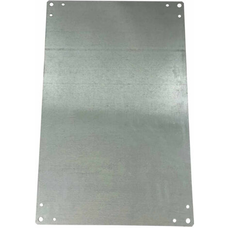 Plaque De Montage Tole électrozinguée Pour Coffret Polyester Aria 64 - 615x415