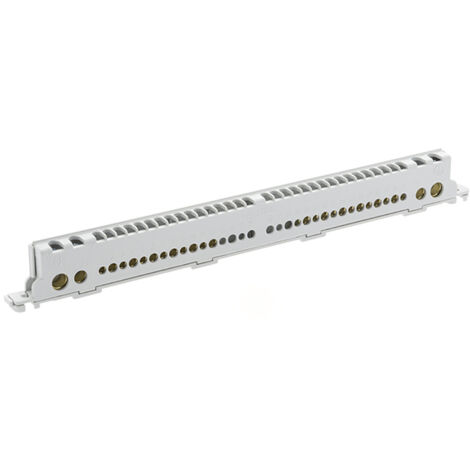 IDE – 22002 – Barrette de terre 28 connexions pour coffret 12 modules – IP65 – Compatible Ecology et Star