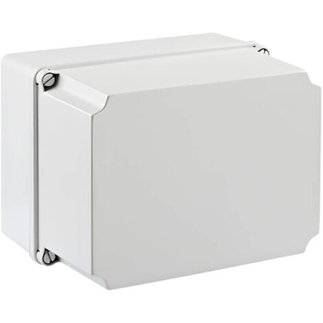 Gsl231 Ide Boite Dérivation Ip65/ip67 Avec Bords Lisses, Couvercle Réhaussé Opaque Dim.241x180x175