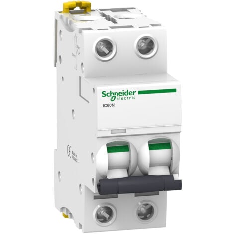 A9f74232 - Disjoncteur Bipolaire 2p 32a Courbe C - 2 Modules - 10ka - Schneider Electric Acti9 Ic60n
