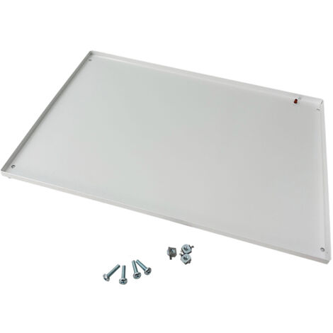Plastron modulaire métallique 24 modules pour coffret Atlantic - Type - Fixe - H 400mm - Plein