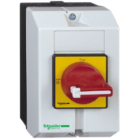 Schneider Electric – Interrupteur sectionneur 3 pôles 10A – Indice de protection IP65 – Pour installation extérieure – VCF02GE