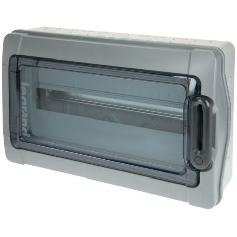 Legrand – Coffret électrique nu étanche IP65 IK09 1 rangée 18 modules – Dimensions 282 x 448 x 141 mm – Pour environnements industriels (1/2)