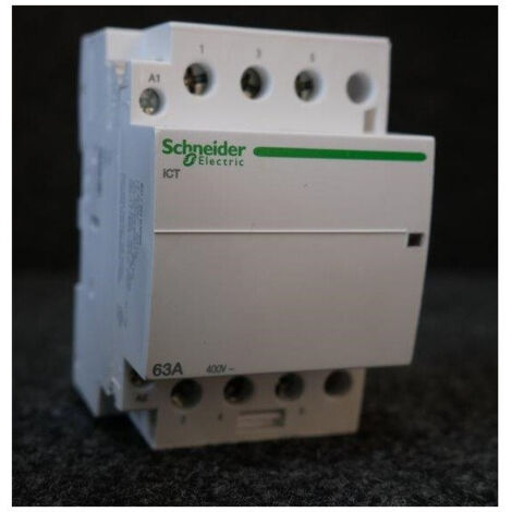 Schneider Electric – Contacteur 63A 3NO 240V CA pour tableau électrique – Commande efficace des circuits – A9C20863 - 240vca