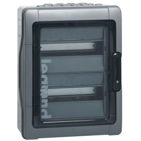 Legrand – 601832 Coffret Plexo3 étanche IP65 – 2 rangées 12 modules – Résistant aux chocs IK09 – Pour usage extérieur industriel (1/2)