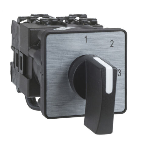 Schneider Electric – K2F003ULH Commutateur inverseur à came 3 pôles 20A – Angle de 45° – Fixation à vis – Protection IP40 (1/4)