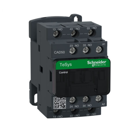contacteur auxiliaire d - tesys - 10a - 5o - 110v ac - schneider electric cad50f7 (1/4)