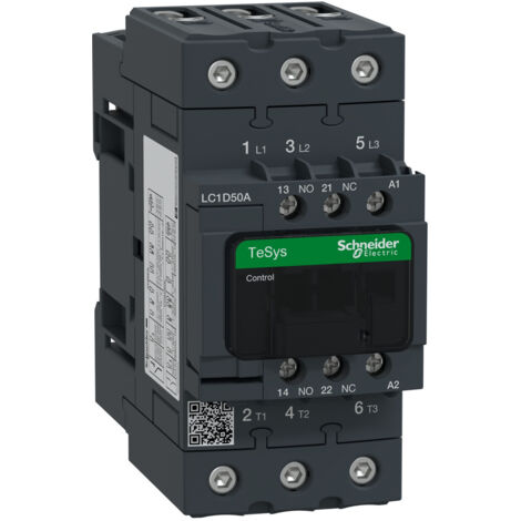Contacteur de puissance Schneider TeSys D 3P AC-3 bobine 110VAC 50A