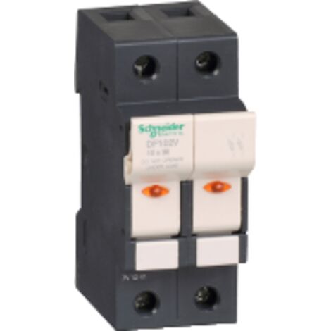 Df102v Porte Fusible à Tiroir 32a - 2p - Pour Fusibles 10x38mm - Schneider Electric Tesys Df