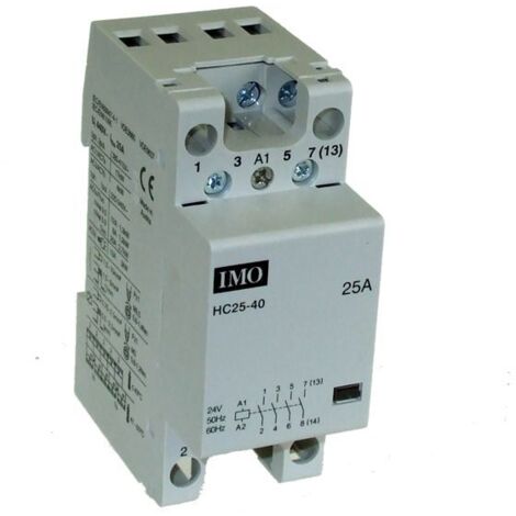 Hc2504230 Imo - Contacteur Modulaire Tétrapolaire - 4nf - 25a - Bobine 230 Vca - Bornes à Vis (1/2)
