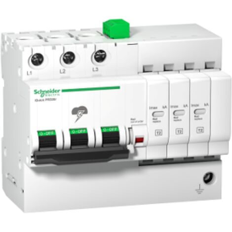Acti9, iQuick PRD40r parafoudre 3P avec report signalisation  - A9L16293