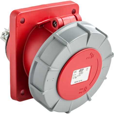 Prise Encastrable 63a Tétrapolaire 380v - 3p+n+t - étanche Ip67 - Ide