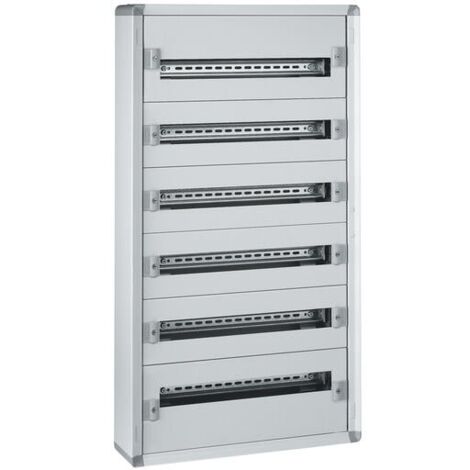 Legrand – Coffret distribution métal XL³160 modulaire 6 rangées 1050x575x147mm – 144 modules – IP43 – Acier – Montage saillie