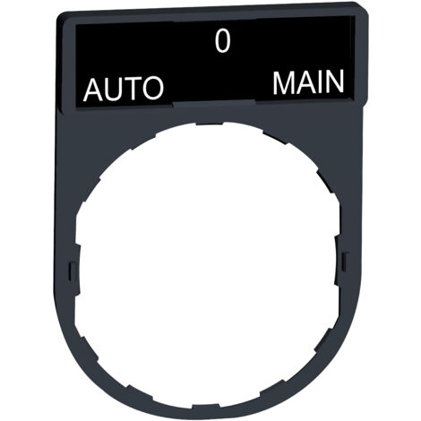 porte étiquette - standard - 30 x 40 - etiquette 8 x 27 - auto-o-main - schneider zby2185