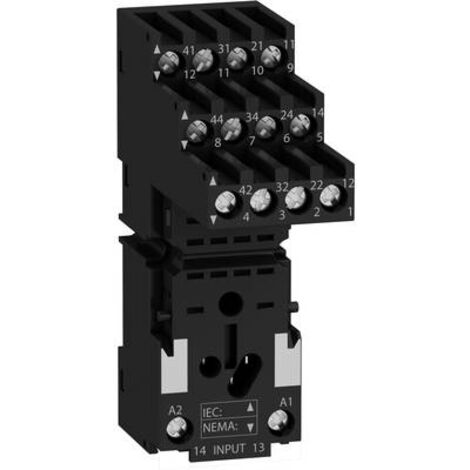 SCHNEIDER ELECTRIC RXZE2S114M SUPPORT RELAIS (L X L X H) 80 X 27 X 43 MM 1 PC(S)