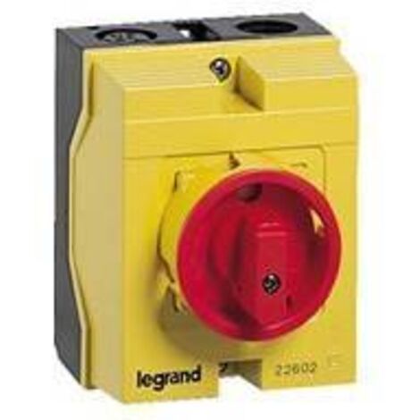 interrupteur de proximité - 25a - 3 pôles + 1 contact - legrand 022600