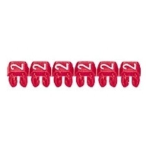 300 Repères CAB 3 pour filerie 1,5mm² à 2,5mm² avec chiffre 9 blanc LEGRAND 038229