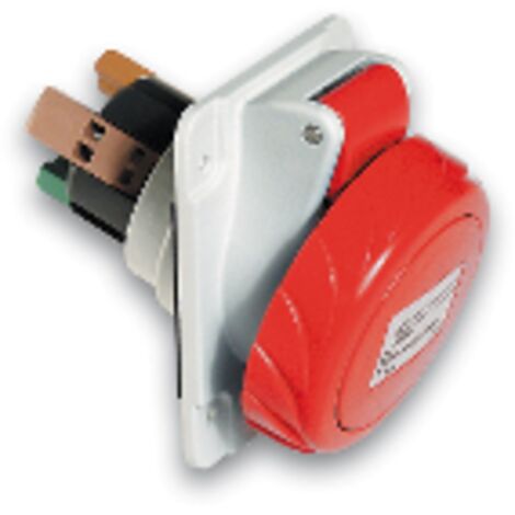 PratiKa - socle de prise industrielle coudée 16 A - 3P+N+T - 380-415 V CA - IP67 (1/5)