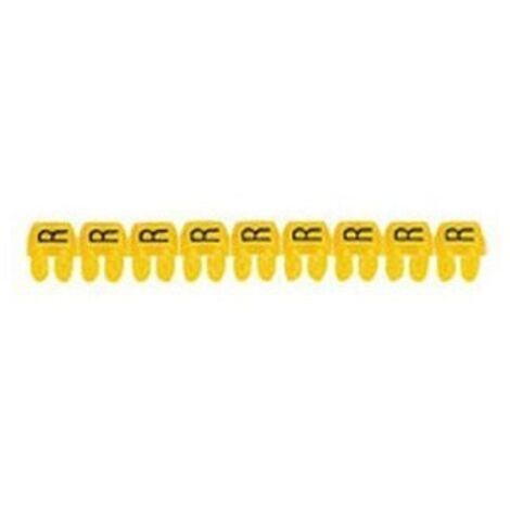 038127 Legrand - Boite De 300 Repères Cab 3 Pour Fils 0,15mm² à 0,5mm² - Marquage Lettre R (1/3)