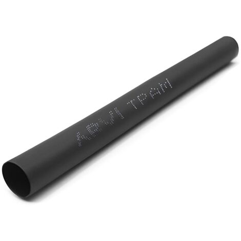 Gaine Thermorétractable - 2,5/1,3mm - Noir - Longueur 1m - Restreint 2:1 - Paroi Fine - Arvi Tpam-2.5-pt (1/2)