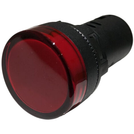 Voyant Led Rouge 24vca-cc Pour Armoire électrique - étanche Ip67 - Perçage 22mm