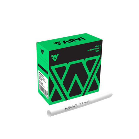 Boite De 15m De Gaine Thermorétractable Diamètre 3/1,5mm - Blanche - Restreint 2:1 - Paroi Fine - Arvi Tpac-3.0-br (1/3)